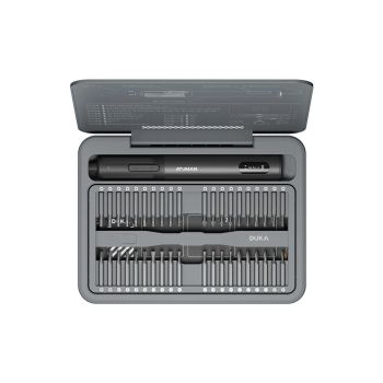 Juego de destornilladores eléctricos Atuman E3 95 en 1, recargable, batería de litio de 650 mAh, 230 rpm, alto par de to