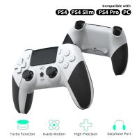 controlador de juego inalambrico data frog para ps4para ps4 propara ps4 slim joystick para pc controlador de vibracion dual