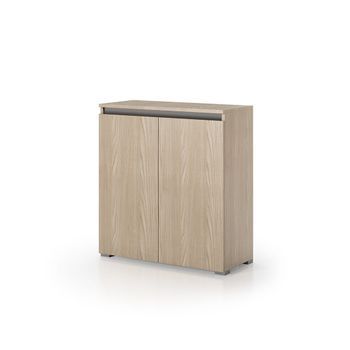Armario Multiusos Con Puertas De Efecto Madera De Olmo