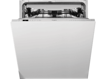 Lavavajillas integrable - Whirlpool WI 7020 PF, 14 cubiertos, 8 programas, 60 cm, Tercera bandeja, PowerClean Pro, Sin panelar