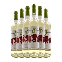 oliveda vino blanco finca els 3 frares blanco emporda joven 75 cl 125 vol pack de 6 unidades