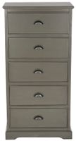 comodas en pinomdfcapa de madera gris