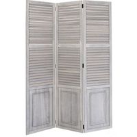 biombo de madera gris 3 paneles 120x170cm par06026