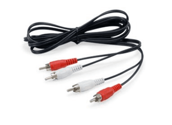 CABLE AUDIO 2 RCA MACHO A 2 RCA MACHO 2.5M