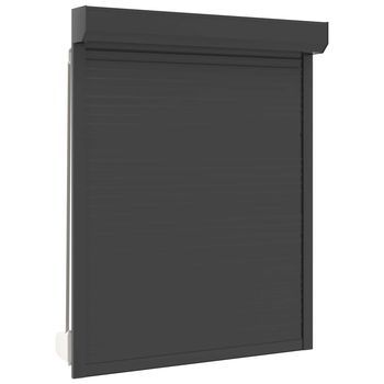 Persiana Enrollable Manual Antracita 120 X 150 Cm Vidaxl