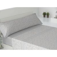 juego de sabanas tres piezas invierno franela drag cama de 120 cm gris