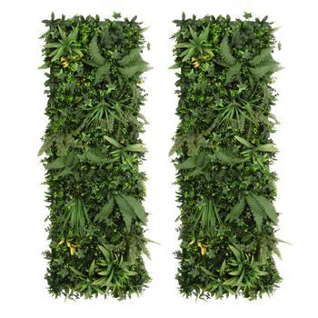 Jardín Vertical Artificial Ayla X 2 50 X 150cm Interior Exterior