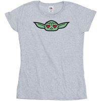 disney camiseta manga larga the mandalorian para mujer