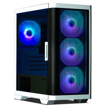 Zalman M4 Mini Tower ARGB Cristal Templado USB 3.0 Blanca