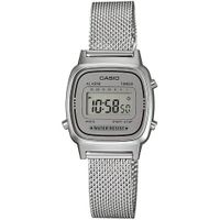 reloj casio digital la670wem-7ef correa de acero water resist