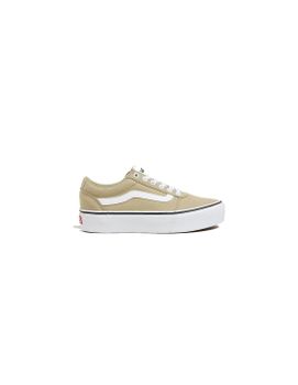 Zapatillas Vans Ward Platform Cnvs Elm Mujer Beige