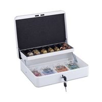 cajon de efectivo con contador de monedas - whitesilver - 88x305x25cm