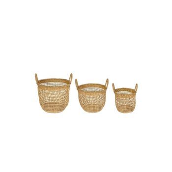 Set 3 Cestas Alga Marina Ø35x37