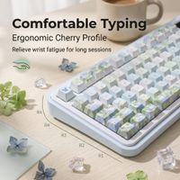 nuevas teclas pbt de 120 teclas juego de teclas pbt con perfil cherry sublimacion de tinta en 5 lados antideslumbrantes compatibles con teclados 61-108