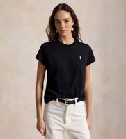 polo ralph lauren para mujer 211b14605033 camiseta classic fit negro xl casual algodon manga corta