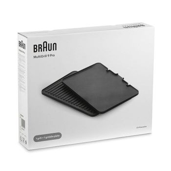 Braun Set de placas de grill y plancha para MutiGrill 9 Pro BRSK005