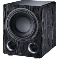 altavoces magnat subwoofer activo 120w 12 con amplificador clase d y mdf negro