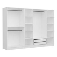 armario kale-3817 blanco 225x210x52 cm