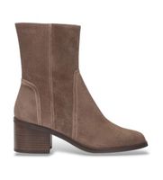 wonders para mujer h-651157139406 botines de piel tadita 11 marron 38 5 a 8cm serraje cremallera casual clasico