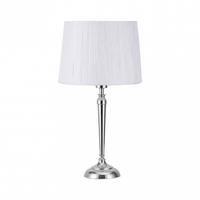 sobremesa alamo 1xe27 cromo cpant blanca 55x30x30 cm