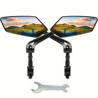 2 espejos para manillar de bicicleta para bicicleta bicicleta electrica scooter bicicleta de nieve diseno de cristal