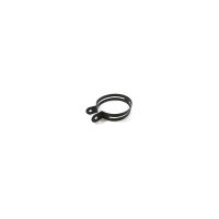 abrazadera porta silenciador oval 95x130mm negro