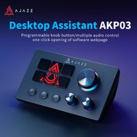 ajazz akp03eakp153eakp05e teclado macro con cable controlador de transmision teclado de atajos con 15 teclas programables pantalla lcd personalizable adecuado para juegos transmision en vivo