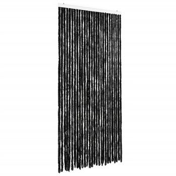 Cortina Mosquitera | Mosquitera Chenilla Gris Antracita 118x220 Cm