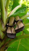 sandalias de piel genuina yaiza