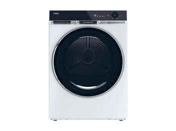 Secadora bomba de calor - Haier HD90-A3Q397U1-S X Series 11, 9 kg, 17 programas, Ultra Reverse Drum, Wi-Fi, Blanco