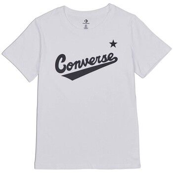 Converse Camiseta Scripted Wordmark Tee para mujer