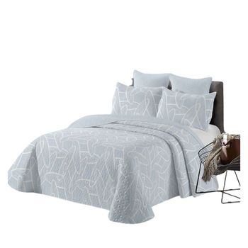 Colcha Estampado y Funda de Cojín en Microfibra para Cama 90,105,135,150