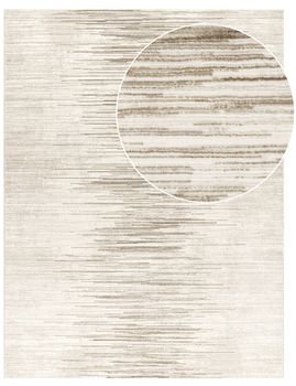 Alfombra moderna Myko crema 80x150 cm