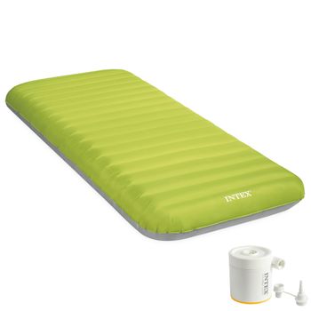 Colchón Hinchable Camping TruAire Fiber-Tech 76x191x17 Cm, Azul
