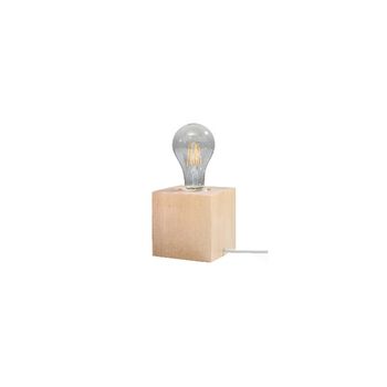 Lámpara de mesa sorel madera natural
