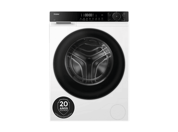 Lavadora carga frontal - Haier X5 Series HW90-BP14357TUIB, 9kg, 1400rpm, Motor Inverter, Wi-Fi, Blanco