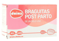 dnins braguitas malla deshechables post-parto talla ml 4 uds