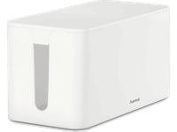 organizador de cables - hama 00221010 antideslizante 235 x 115 12 cm blanco