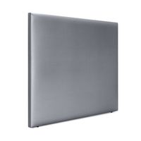 cabecero de polipiel liso hasta el suelo 150x120cm camas 150 - plata