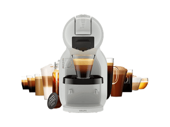 Cafetera de cápsulas - Krups Nescafé® Dolce Gusto® Mini Me 2, 15 bar, 0.8 l, 1600 W, Compacta, Gris ártico