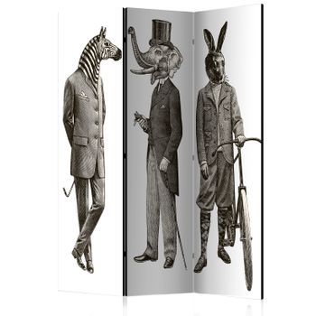 Biombo - Elegant Zoo (135x172 Cm)