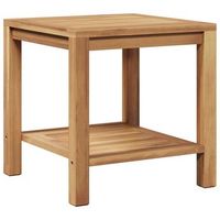 mesa de jardin  mesa de cafe marron 45 x 45 x 45 cm madera de teca maciza