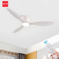 iralan ventilador de techo con luz opcion de 6 velocidades motor cc reversible de 3cct con control remoto susurro facil instalacion negroblancomadera