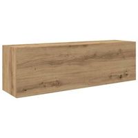 mueble pared bano madera ingenieria roble artisan 100x25x30 cm vidaxl