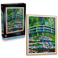 lego art claude monet puente sobre estanque de nenufares juego de construccion 18 anos - 31220