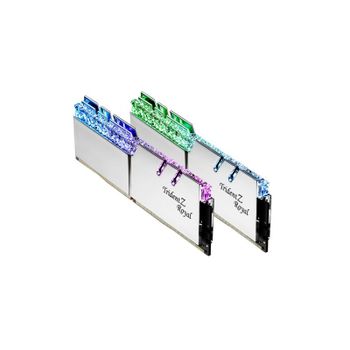 Memoria RAM G.Skill Trident Z Royal F4-3600C18D-32GTRS 32GB 2x16GB DDR4 3600MHz CL18 RGB XMP Silver