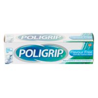 poligrip denture fixative cream flavour free