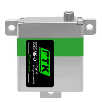 PTK VOTIK 8525MG-D Servo de dirección de engranaje de metal y digital para repuesto de avión RC de alas fijas