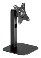 aisens soporte de mesa eco giratorio e inclinable para monitor pos 2 5kg de 10 24 negro