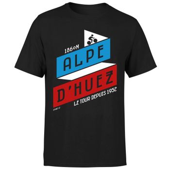 ALPE D'HUEZ Men's T-Shirt - Black - M